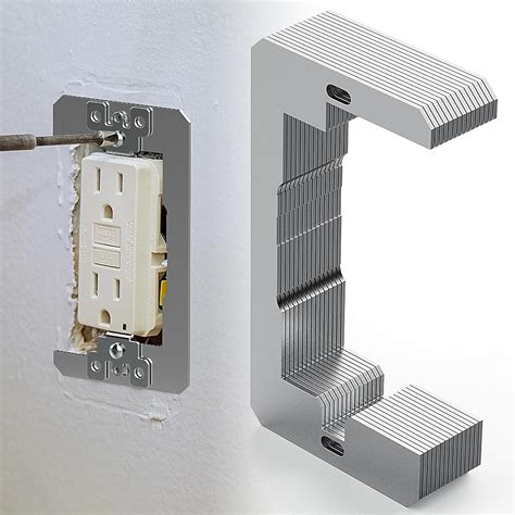 electrical box shim plate|electrical outlet shims.